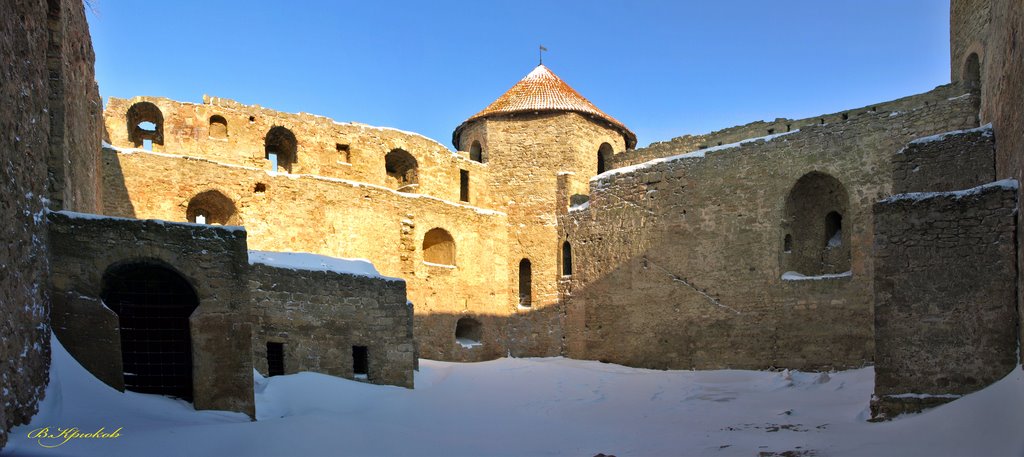 Внутренний двор цитадели.Панорама.