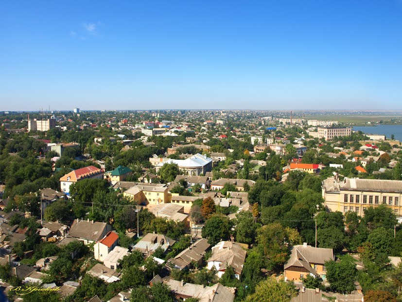 Город с птичьего полета.
