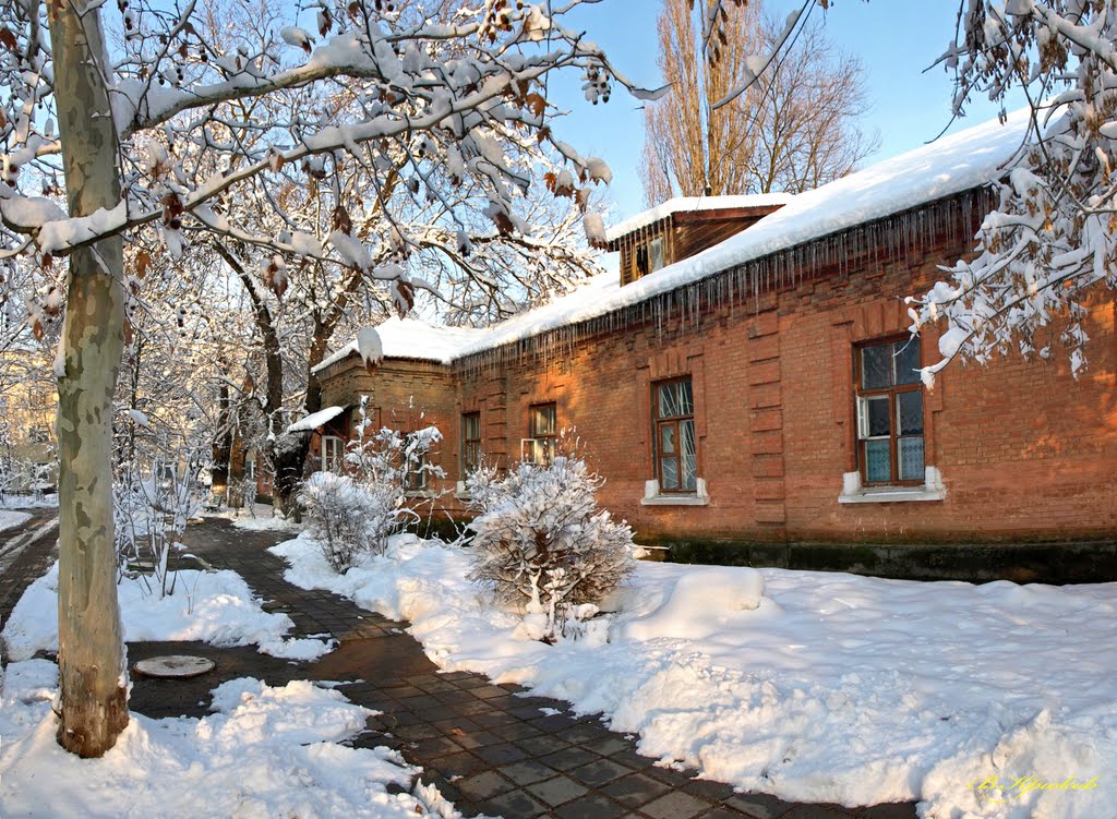 Историческое здание городской больницы.