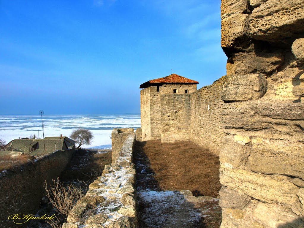 Белгород-Днестровская крепость.Вид на башню. Пушкина Belgorod-Dniester fortress. View of the Tower of Pushkin.