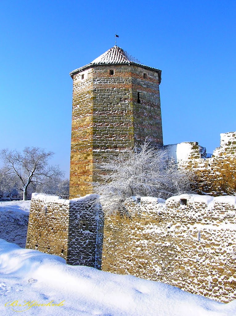 Белгород - Днестровская крепость. Девичья башня. Fortress of Belgorod - Dniester. Maidens Tower.
