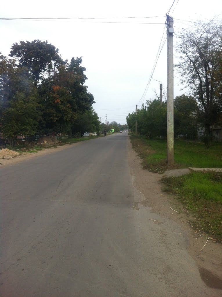 Трасса на село Лановое