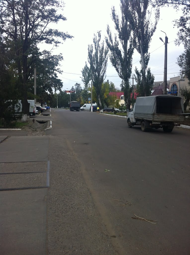 Дорога в центре города