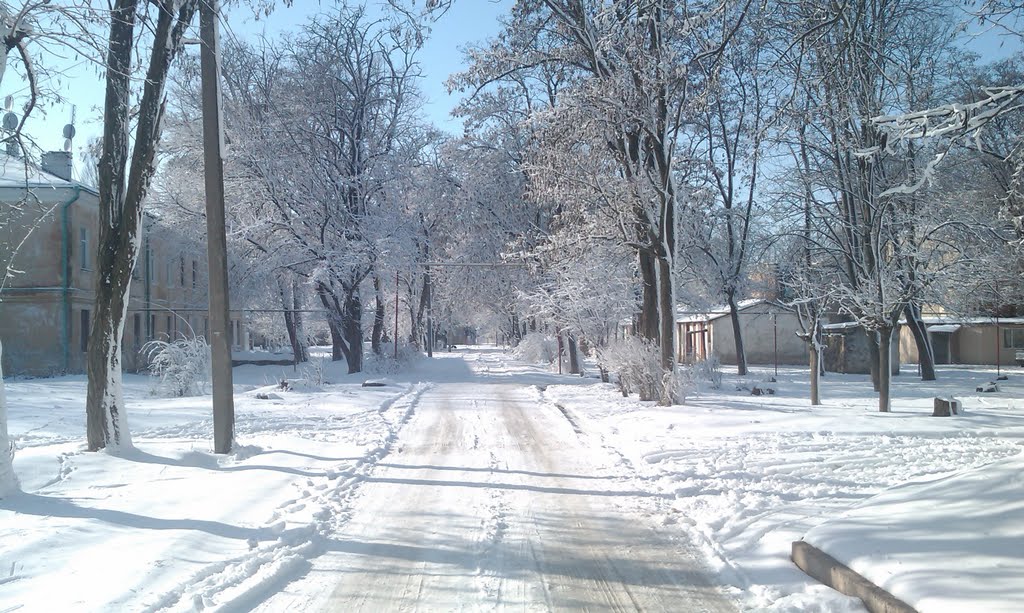 Городок зимой 10