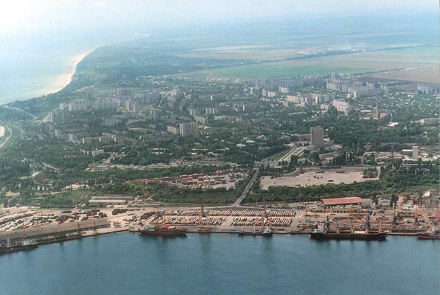 порт с птичьего полёта