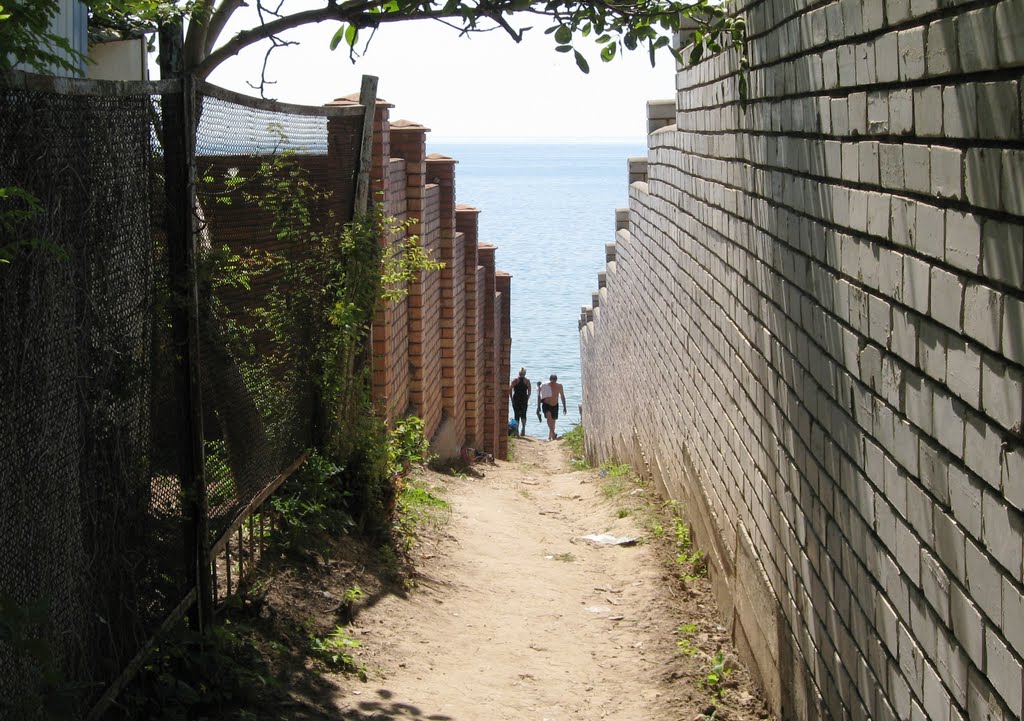 Выход к морю, июнь 2010