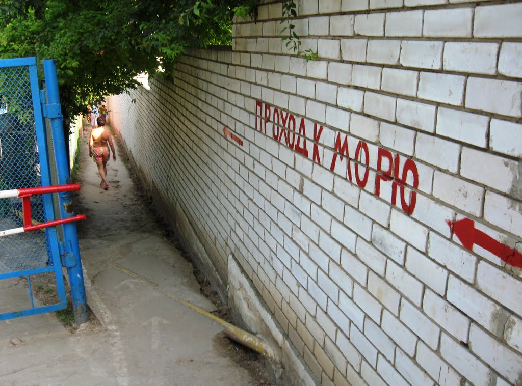 Туннель к морю, Июль 2010
