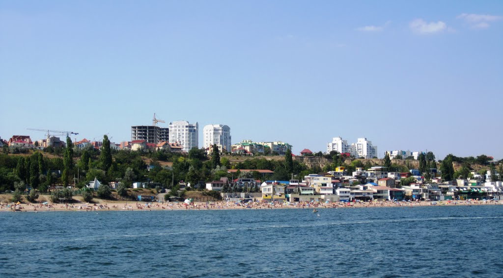 Пляж и куреня, август 2009
