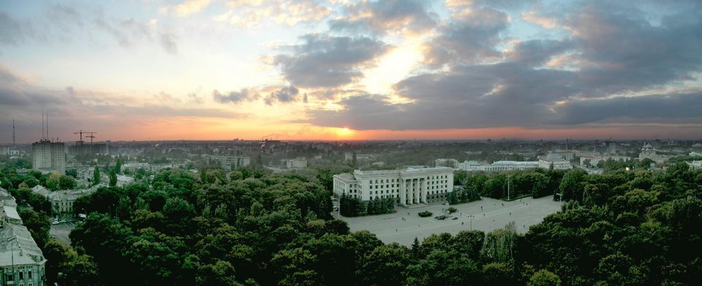 Odessa -- View from the high-rise building in Kanatnaya Str.