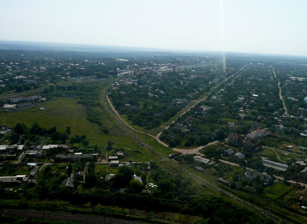 20110813 - Політ над Роздільною, чигірі з повітря