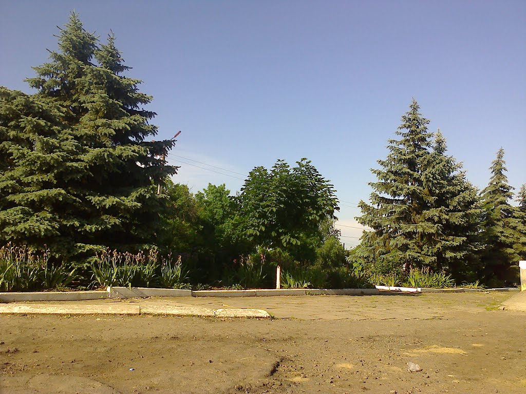У поликлиники