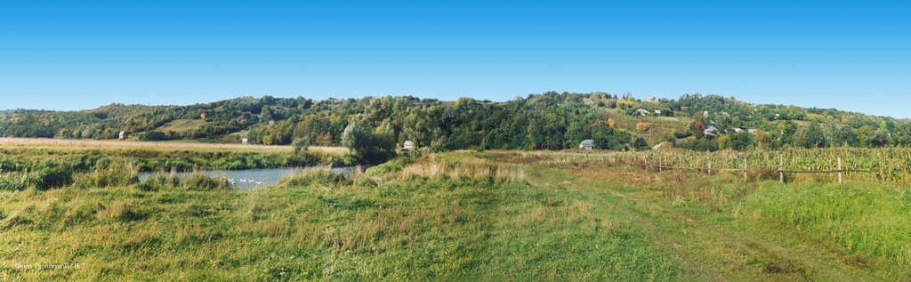 Panorama: Grun river