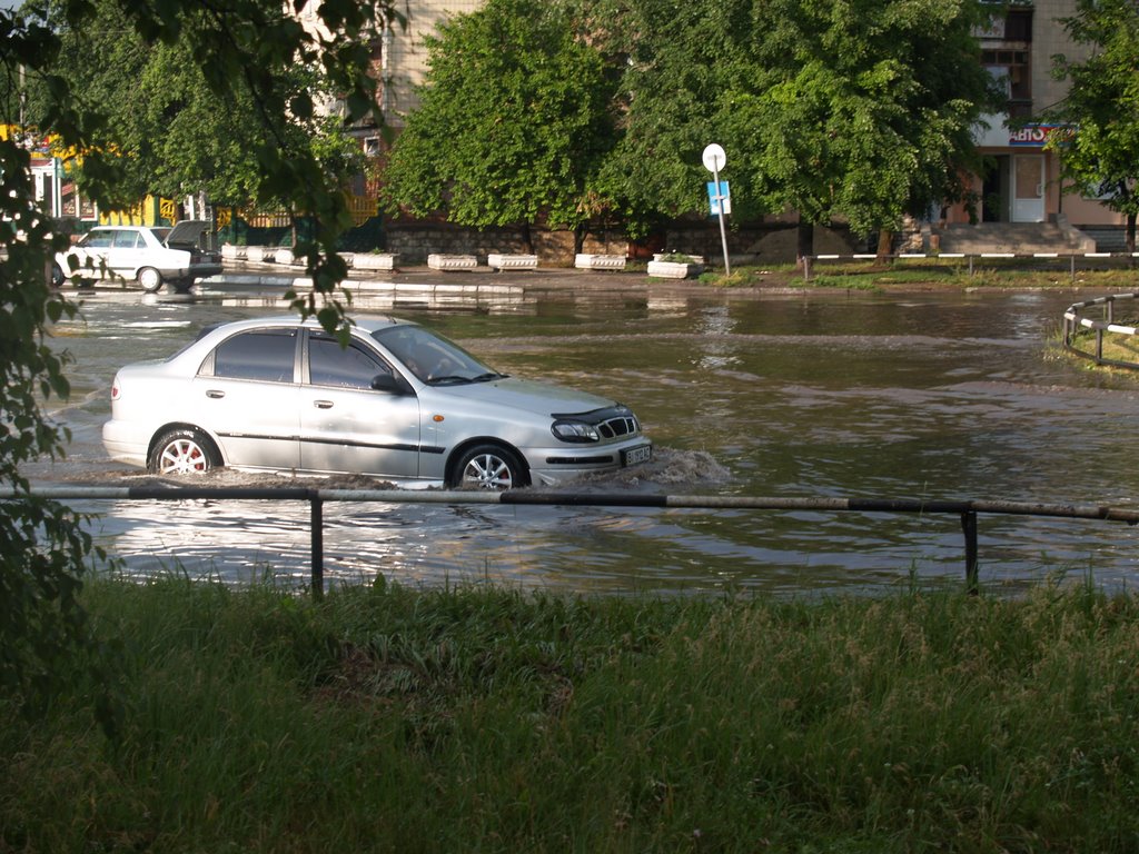 Потоп у центрі міста 18.06.2007