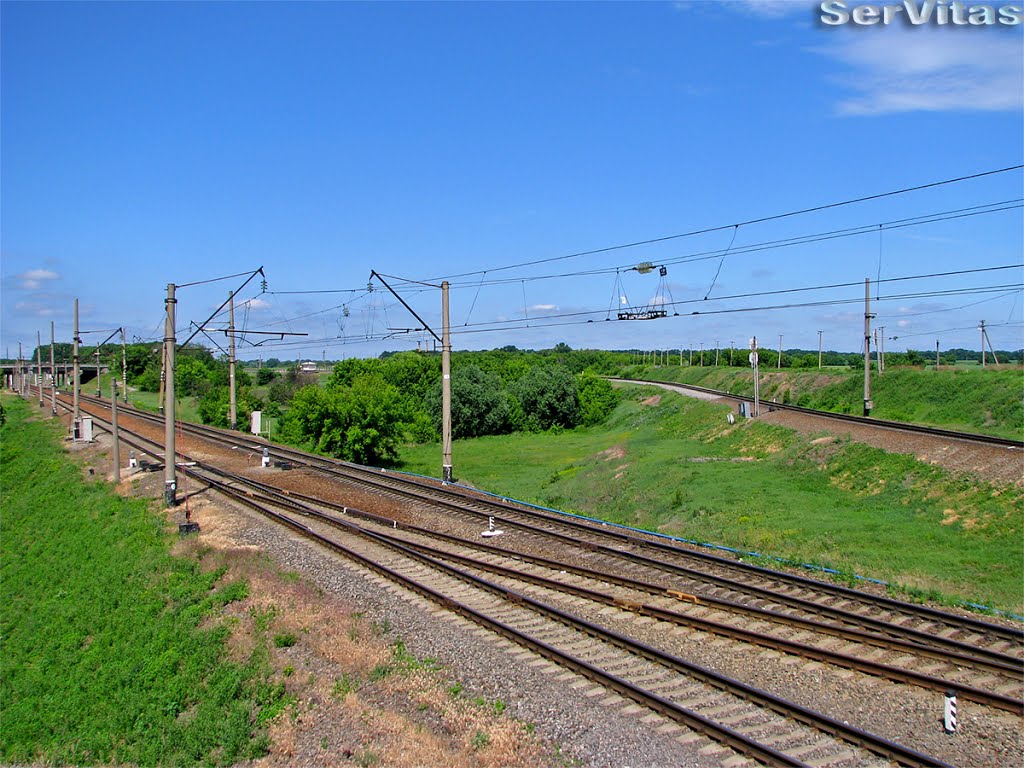 Ст. Гребёнка, западная горловина. Киевский и Черкасский ходы.