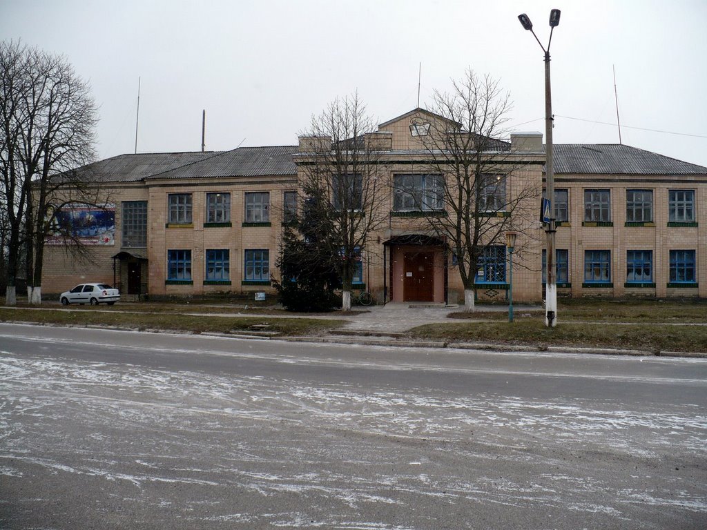 Public library at Dykanka village. December, 2008