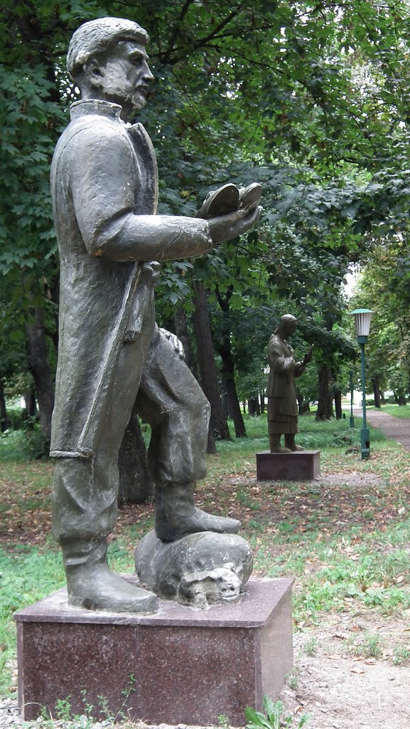 Герои Гоголя - Вакула и  Оксана