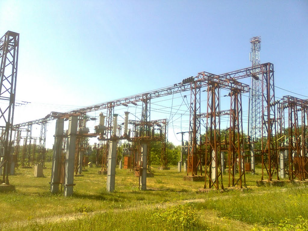 ПС 110/35/10 кВ Карловка. ОРУ 35 кВ.