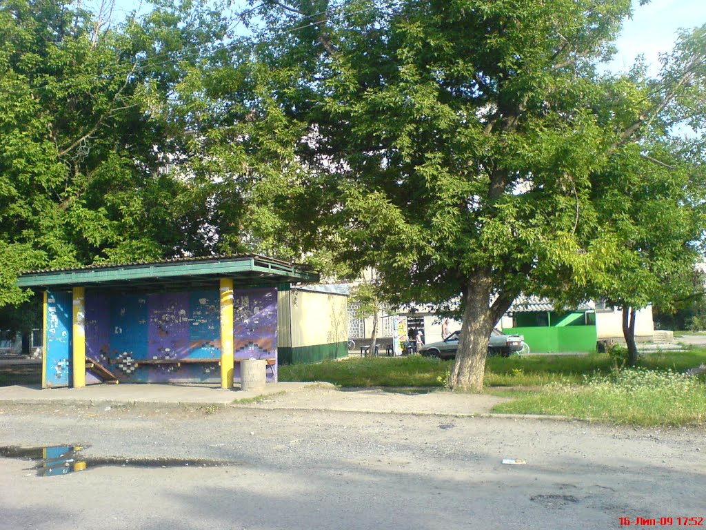 Остановка возле дома
