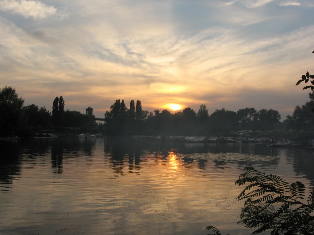 Sunset on the Dnieper