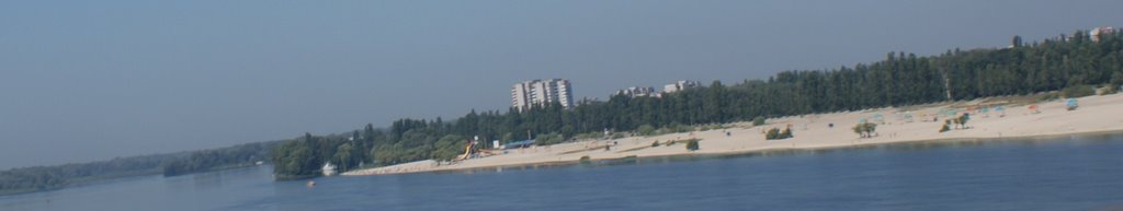 Міський пляж в Кременчузі
