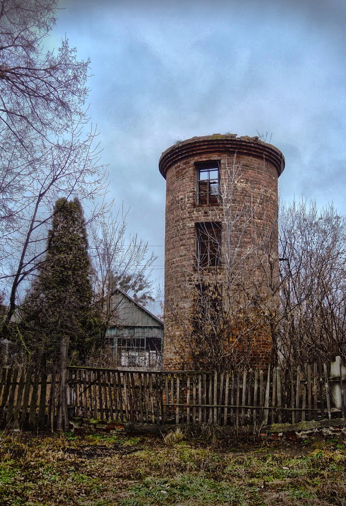 Old water tower, Lokhvytsya, Ukraine