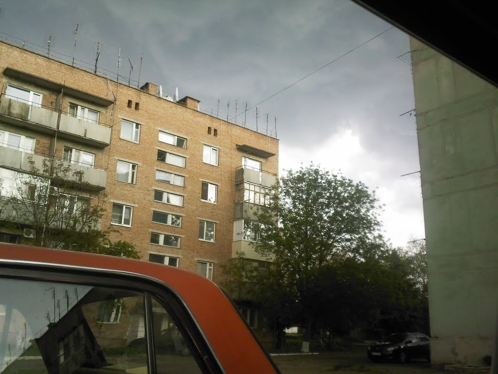 во дворе