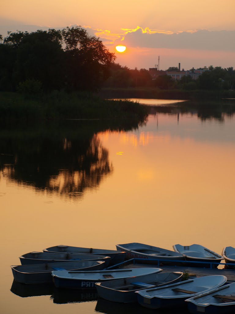 Закат на Хороле / Sunset on Khorol river