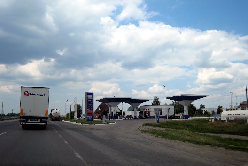 Заправка.Patrol  station.