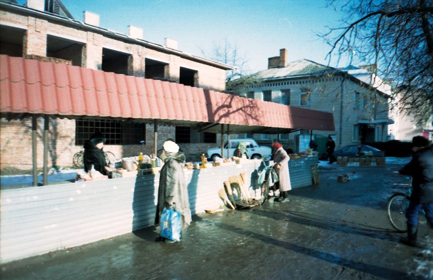 Malý bazar v centru - zima 2007