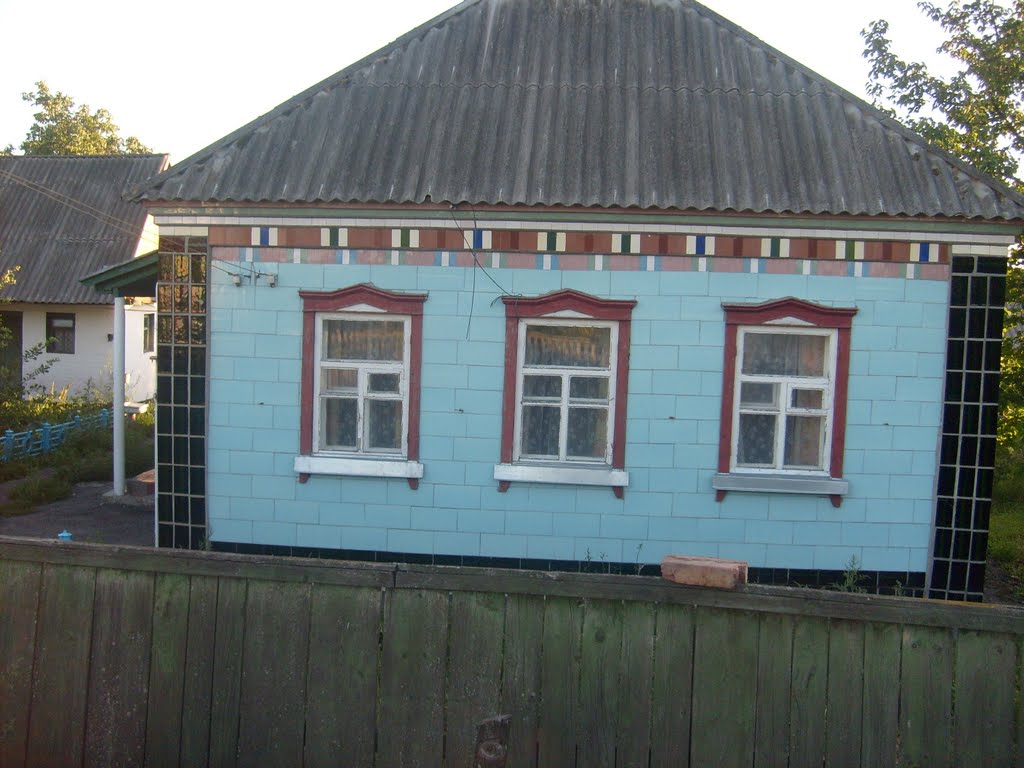 Dům obložený kachlíky