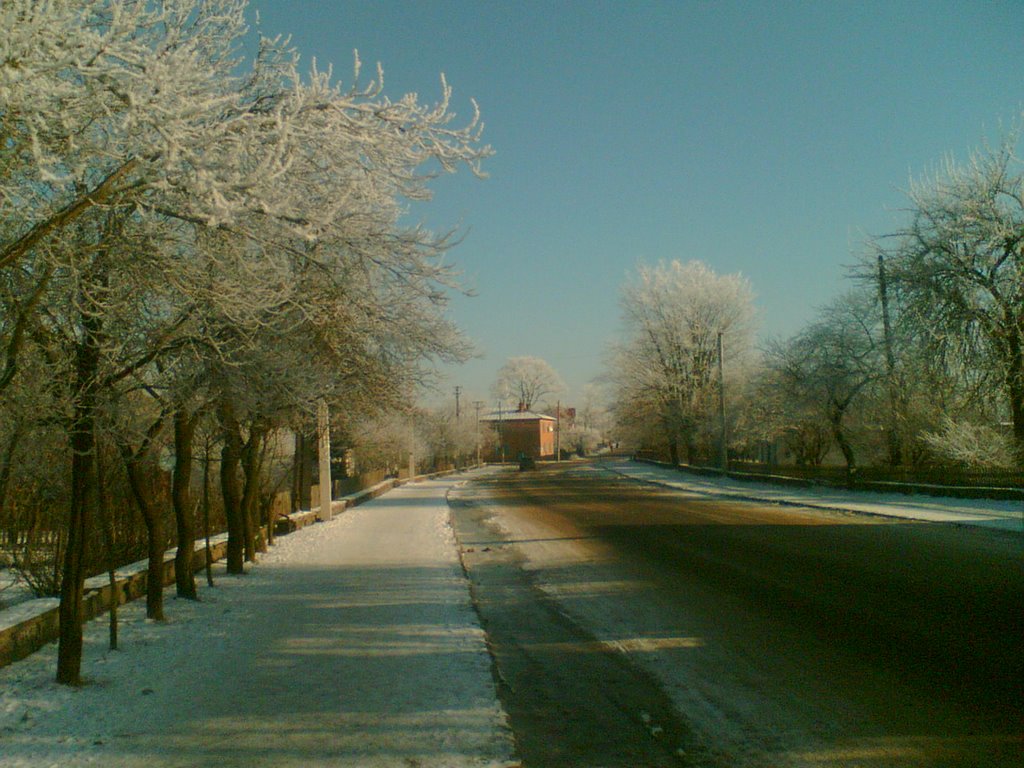 Volodymyrets in winter