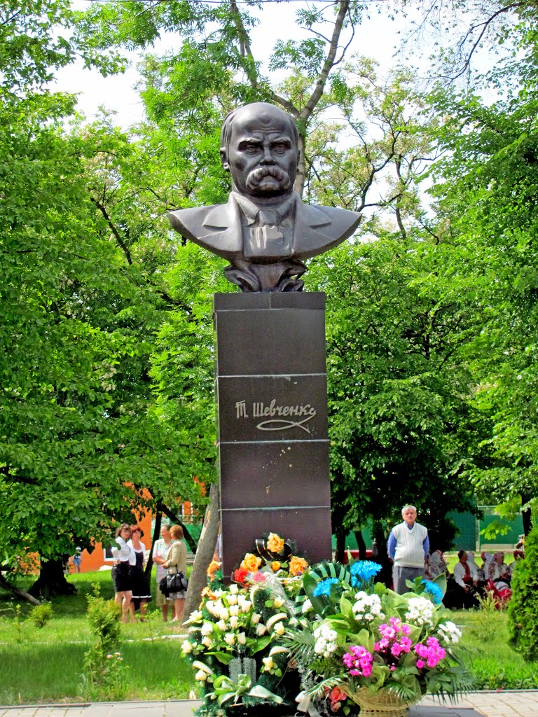 Памятник Т.Г. Шевченко в пгт. Дубровица.