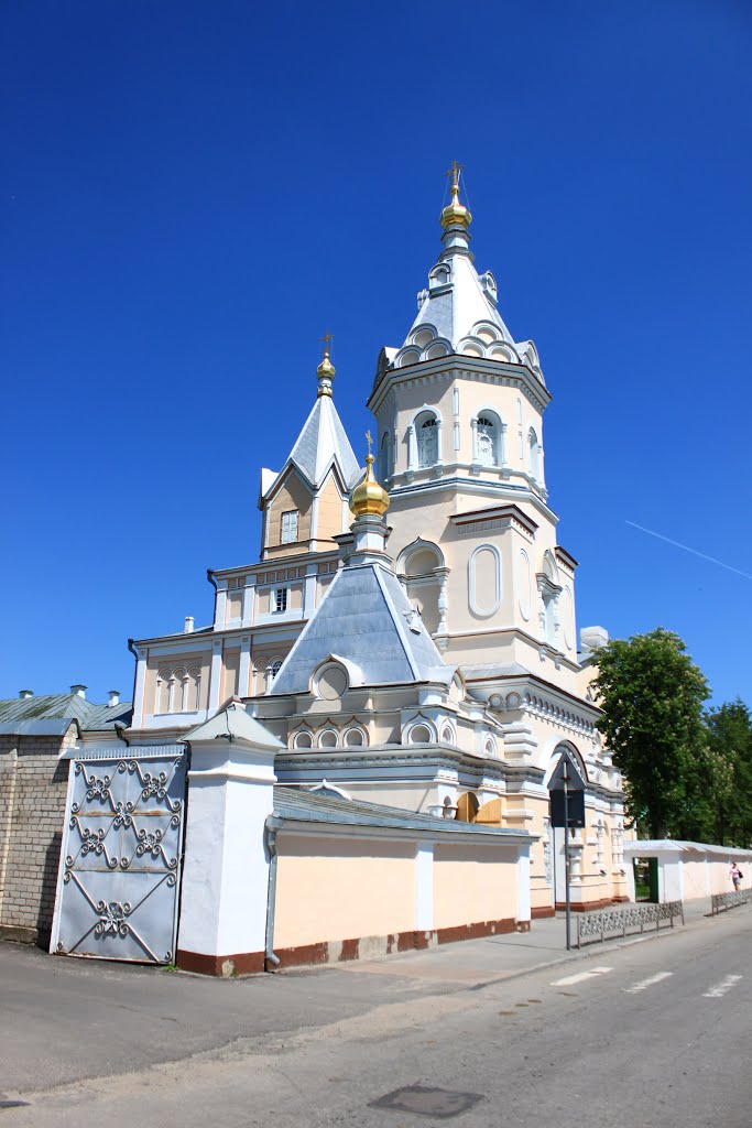 Koretsky Holy Trinity nunnery from the street road.