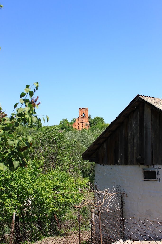 Korets castle from the Noviy Korets street.