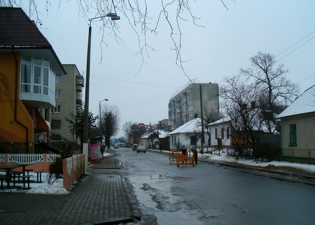 Вулиця Нова у Костополі