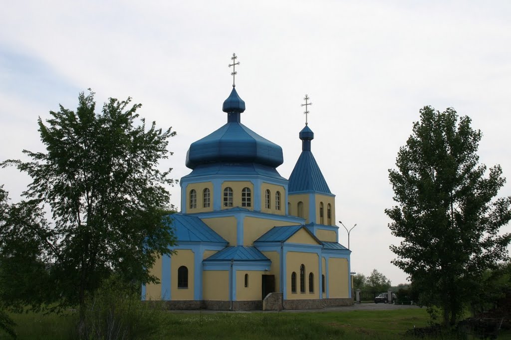 Blue church