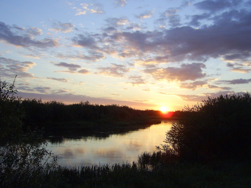 Фото Острог — Sun Rise near Ostroh