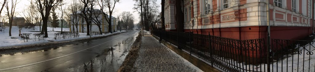Фото Острог — в Острозі зимовим вечором