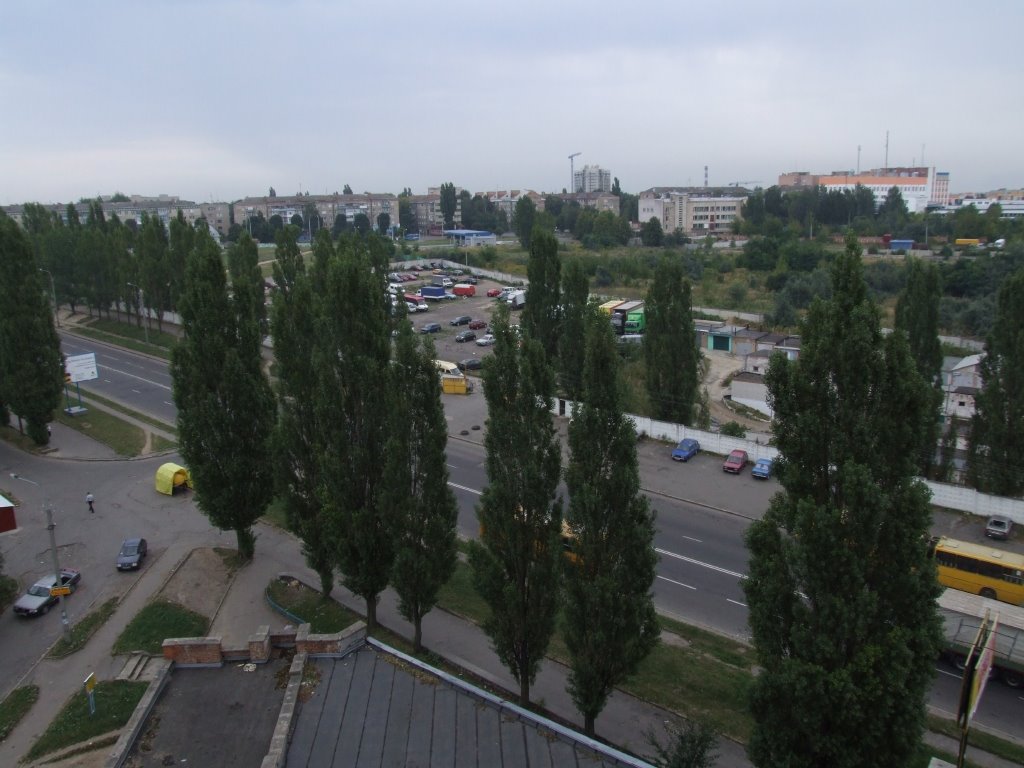 Rivne from above