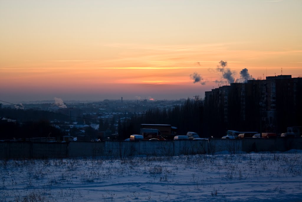 winter sunset