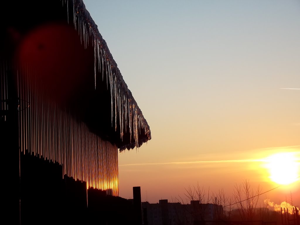 winter sunset
