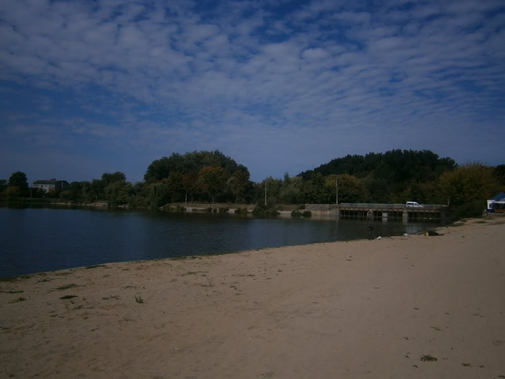 Lake and beach