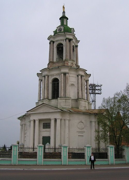 Bell tower of Pokrovskiy cathedral. Дзвінниця Покровського собору. Колокольня Покровского собора