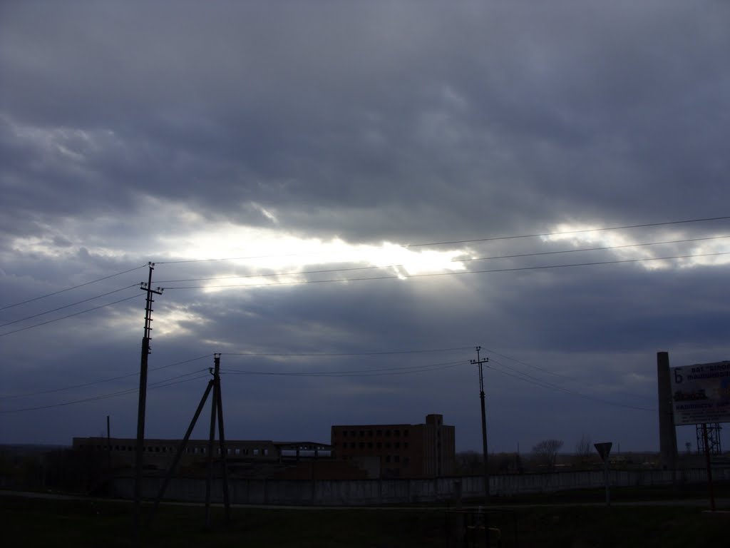 On the outskirts of the city