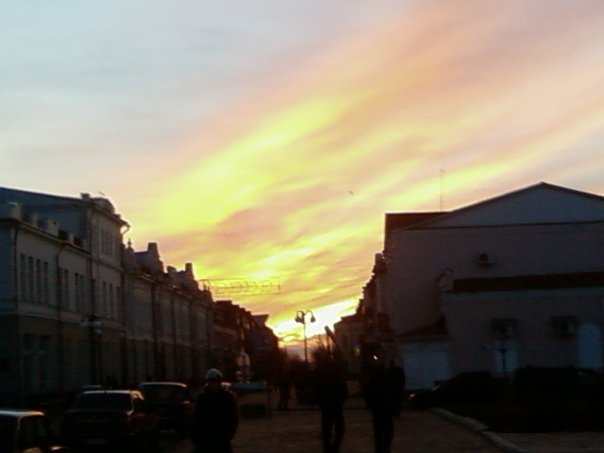 Вечер над городом