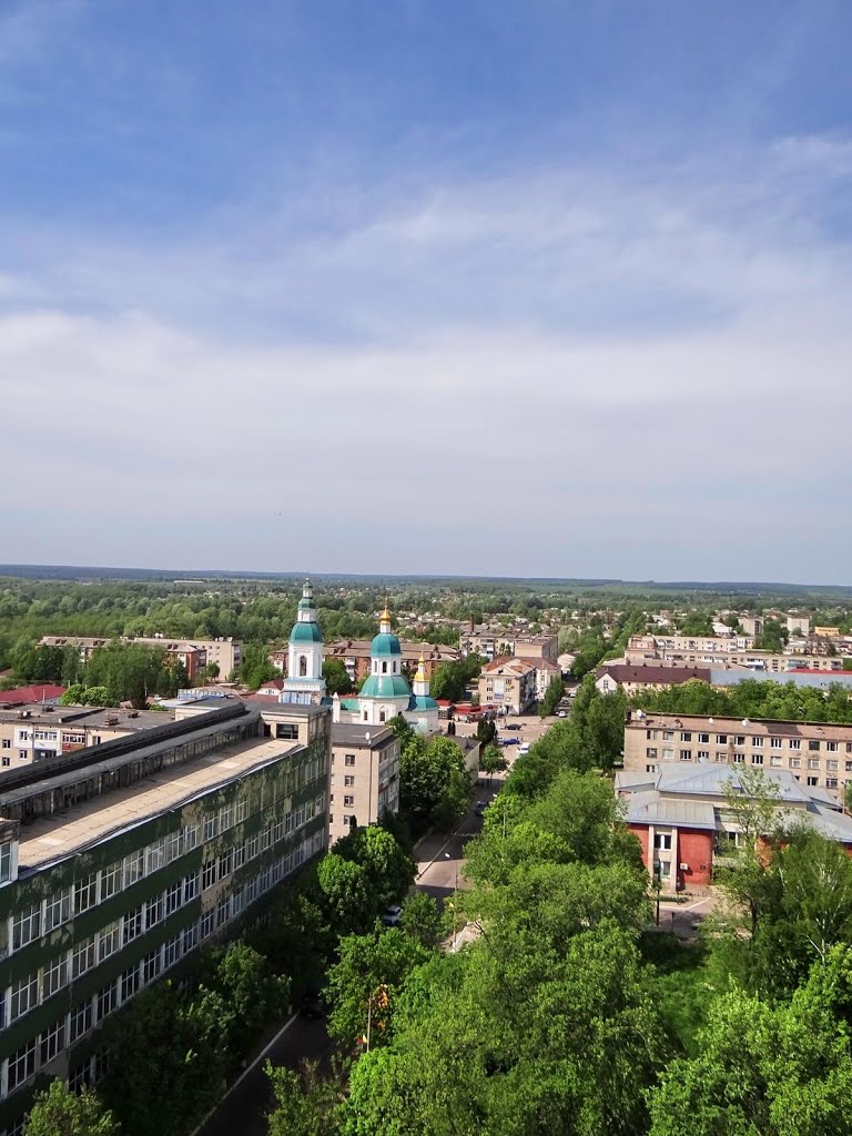 Глухів - центральна вулиця міста, Hluhiv - main street