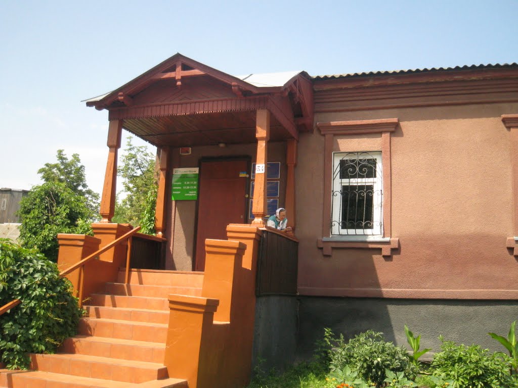 Цікавий деревяний ганочок