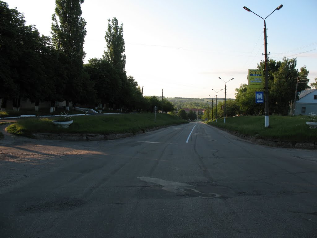 Lipova Dolina, view of the Romenskaya street