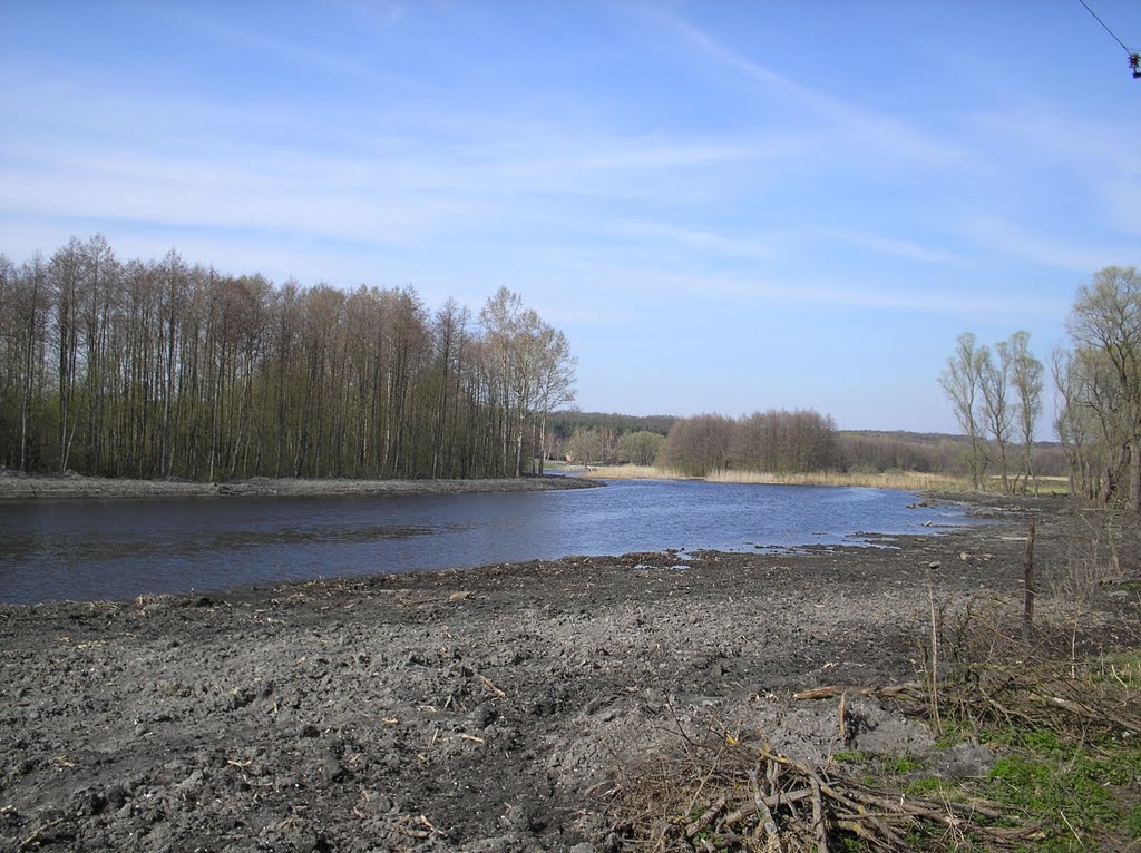 Речка ранней весной