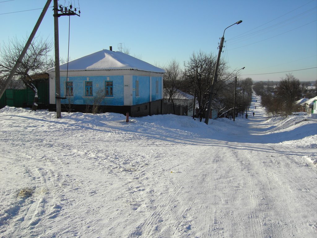 первомайская зимой